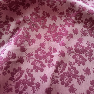 QJ4524 Fabric Supplier Floral Design Textiles Polyester Woven Brocade Satin Jacquard Fabric For Dress
