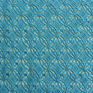 XS1347 Aqua Vintage Lace African Lace Fabric Embroidered Fabric For Women Clothing