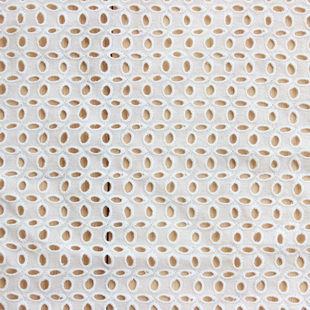 XE006 New White Lace Fabric Flower Embroidery Lace Cotton