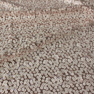 XZ5234 Sequins Embroidery Mesh Spangle Lurex Polyester Knitted Fabric