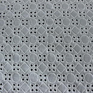 XE052 Cotton Retro Eyelet Schiffli Lace Fabric For Boho Dress