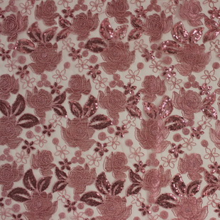 XP0674 Cord Embroidered Net Spangle Swiss Embroidery Gold Lace Fabric