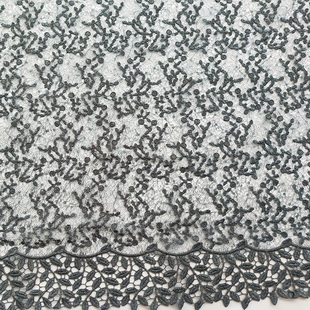 XF2886 Polyester Embroidery Lace Fabric On Web For Wedding Dress