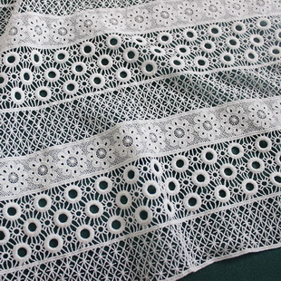 XS0892 Elegant Lace Embroidery Guipure Lace Fabric For Wedding Dress