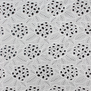 XE126 Broderie Anglaise  Eyelet Scalloped Cotton Eyelet Embroidered Lace