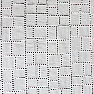 XE135 Broderie Anglaise Cotton Eyelet Embroidered Lace Fabric Manufacturer