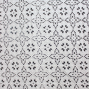 XE146 India Cotton Schiffli Embroidered Broderie Anglaise Embroidery Fabric