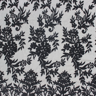 XF2789 Party Dress Fabric Embroidered Tulle Lace Fabric Stock