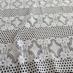 XS0907 Factory Wholesale Polyester Guipure Embroidery Bridal Lace Fabric