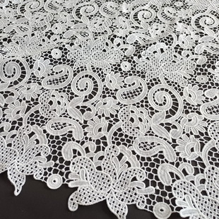 XS0910 Best Selling Fancy Color Lace Fabric African Nigerian Water Soluble Lace 5Yards French Dresses Guipure Lace Fabric
