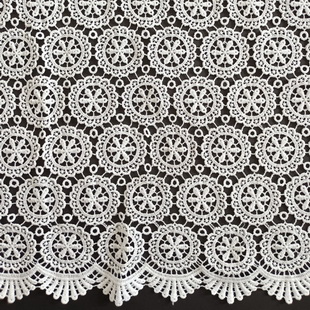 XS0912 Africa Lace African Chemical Guipure Embroidery Cord Lace Fabrics