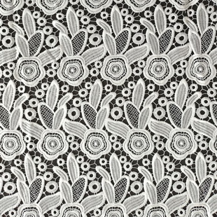 XS0923 Chemical Lace Fabric Polyester Lace Fabrics For Formal Dress