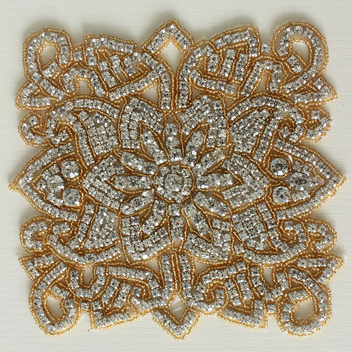 XB004 150MM Crystal Pearl Bridal Sash Beaded Rhinestone Wedding Dress Belt