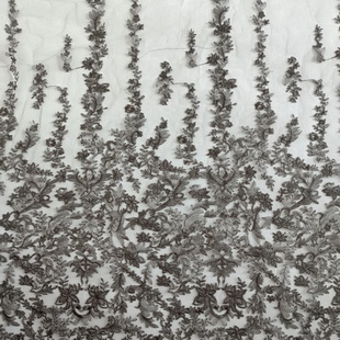 XF2979 Mesh Lace Embroidery Fabric For Woman Dress Decoration
