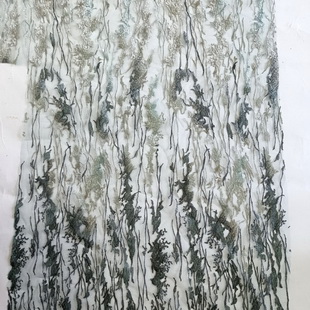 XF2986 Embroidery Tulle Floral French Bridal Flower Lace Fabric