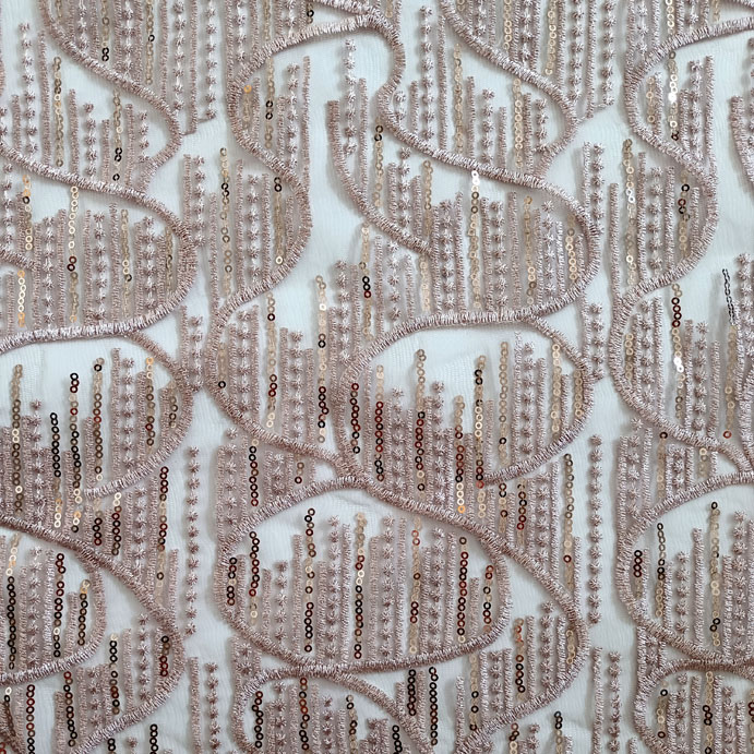 XF2988 Embroidery Fabric Manufacturer Wedding Clothing Embroidered Fabrics