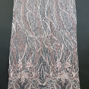 XF3023 Women Casual Girls Dresses Floral Apparel Embroidery Fabric