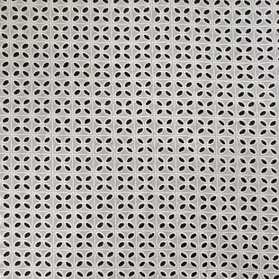 XE245 Wholesale Eyelet Embroidery Lace White Cotton Fabric Lace