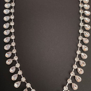 XB182 25MM Fancy Cup Chain Trimming Clothing Accessory With Pearls