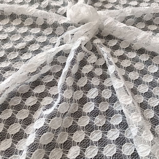 XL613 Chantilly Lace Fabric Graceful Floral Wedding Fabric Bridal Lace
