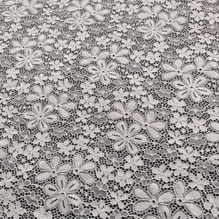 XL627 Nylon Spandex Blending Elastic Soft Dress Blouse Scalloped Lace Fabric