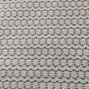 XL644 Lace Fabric Polyester Spandex White For Women Wedding Dress
