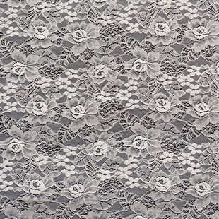 XL657 White Nylon Lace Fabric Elegant Fashion Evening Dress Fabric