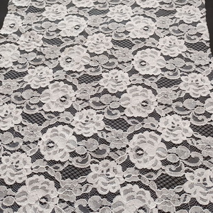 XL660 New Designer Nylon Lace Fabric Bridal Dress Craft