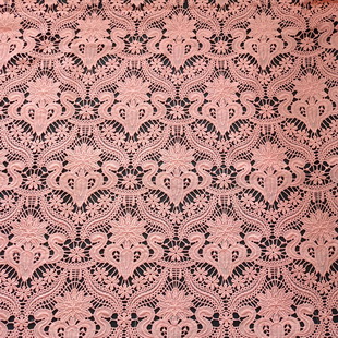 XS1643 Vintage Design Polyester Embroidery Guipure Chemical Lace Fabric