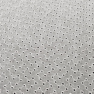XE277 Eyelet Lace Fabric Hollow Schiffli Embroidery Lace Fabric