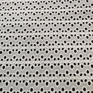XE278 Hole Cotton Embroidery Guipure Swiss Lace Fabric