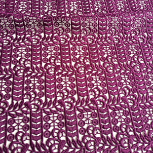 XS1655 Manufacturer Supply Chemical Embroidery Fabric Crocheted Lace