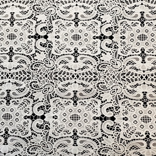 XS1656 Computerized Embroidery Fabric African Lace Fabric
