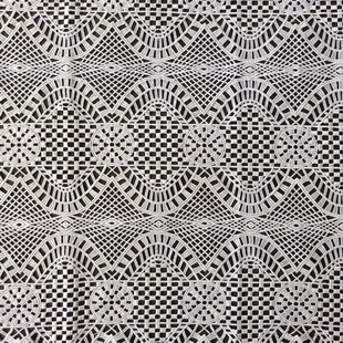XS1675 Blue Embroidered Chemical Lace Polyester Lace Fabric