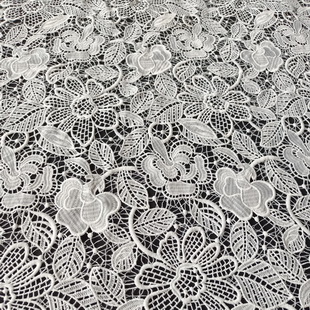 XS1681 Floral Lace Fabric Crochet Lace Embroidery Fabric