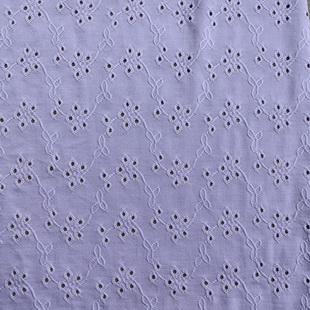 ST3805 Polyester Eyelet Mesh Fabric Knit Lace For Clothing