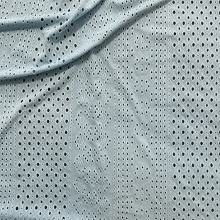 ST3815 Jacquard Knit Eyelet Stretch Fabric Clothing Knitting Jersey Fabric