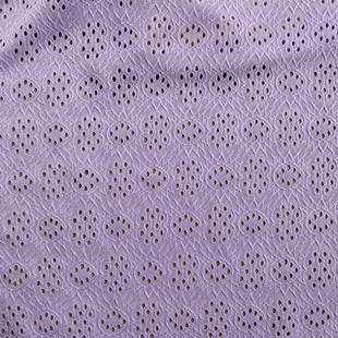 ST3823 Jacquard Eyelet Floral Fabric Eyelet Polyester Spandex For Lady Dress
