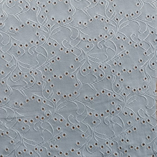 ST3826 Fancy Light Weight Knitted Polyester Schiffli Fabric For Sweater