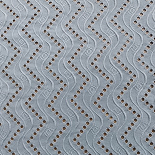 ST3828 Schiffli Knit Lace Polyester Spandex Hollow-out Eyelet Jacquard Fabric