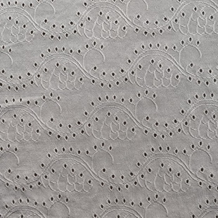 ST3831 Jacquard Knit Stretch Fabric Eyelet Design Lace Fabric For Dress