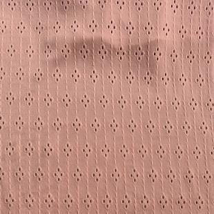 ST3835 Plain Dyed Polyester Elastane Knit Eyelet Lace Fabric Hole Jacquard