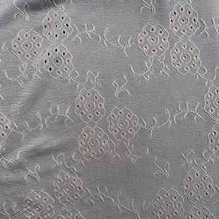 ST3846 Swimsuit Crochet Knit Eyelets Spandex Fabric Jacquard Fabric