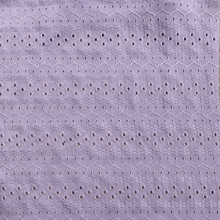 ST3847 180gsm Stretch Knit Dyed Water Soluble Hole Eyelet Jacquard Fabric