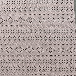 ST3848 Knitted Dyeing Stretch Water Soluble Eyelet Jacquard Fabric