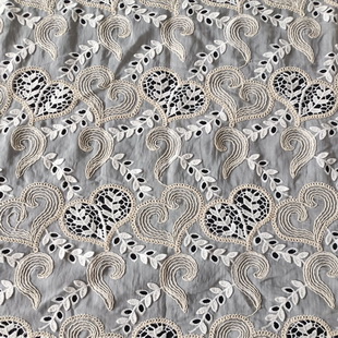 CXE297 High-End Guipure Embroidery Hollow Out Lace Fabric Accessories
