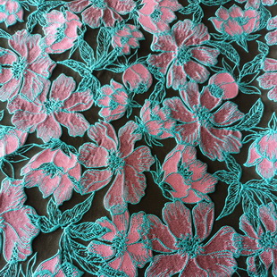 BJ003 Customized Yarn Dyed Lurex Metallic Floral Brocade Jacquard Fabric