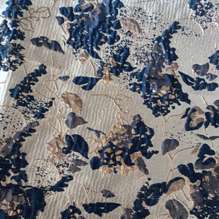 BJ006 European Retro Design Yarn Dyed Flowers Damask Brocade Jacquard Fabric