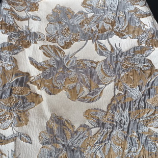 BJ009 Polyester Damask Fabric Brocade Unique Luxurious Designs