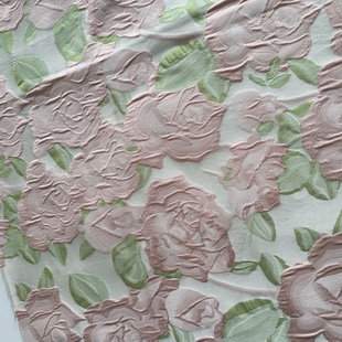 BJ020 Jacquard Brocade Damask Lace Fabric Woven For Wedding Dress